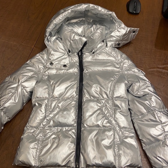 Metallic Silver S3 Girls Jacket Size 